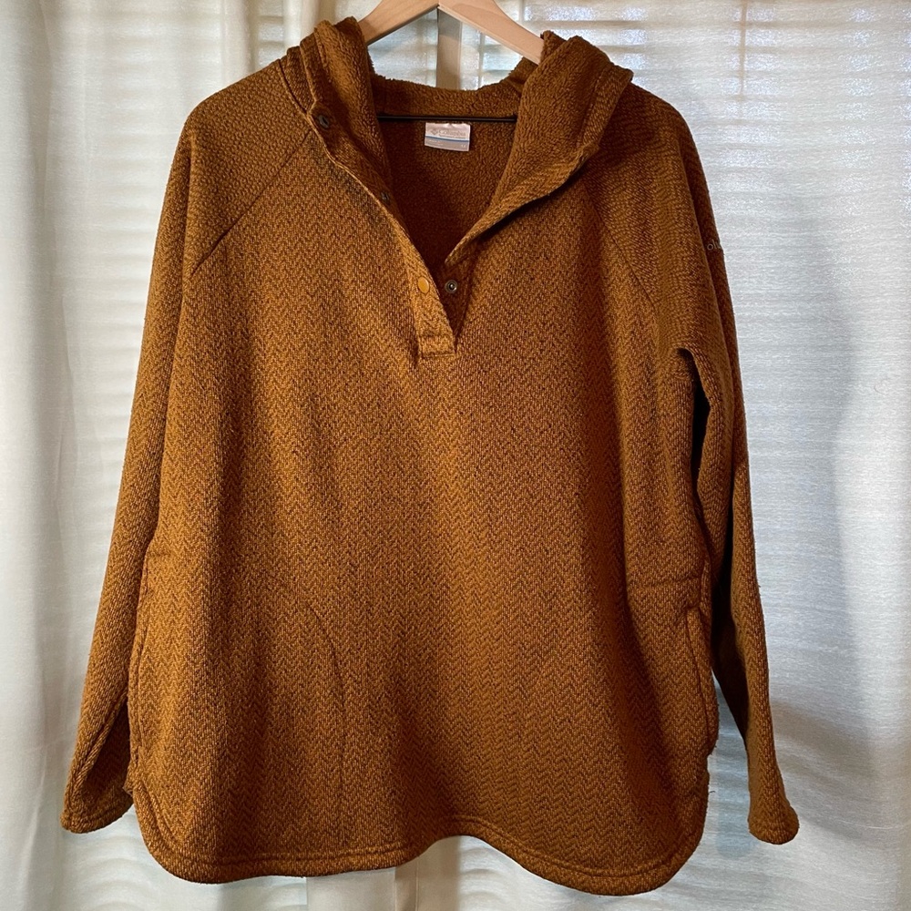 Columbia Women’s 1X Printed Pullover Fleece Sherpa Jacket